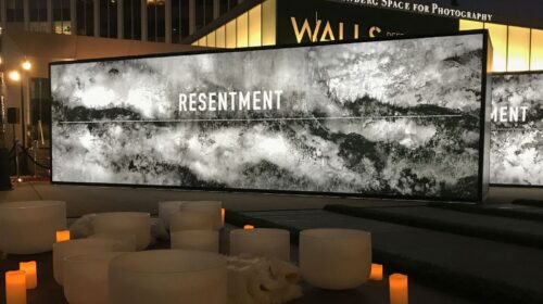 annenberg free standing illuminated sign