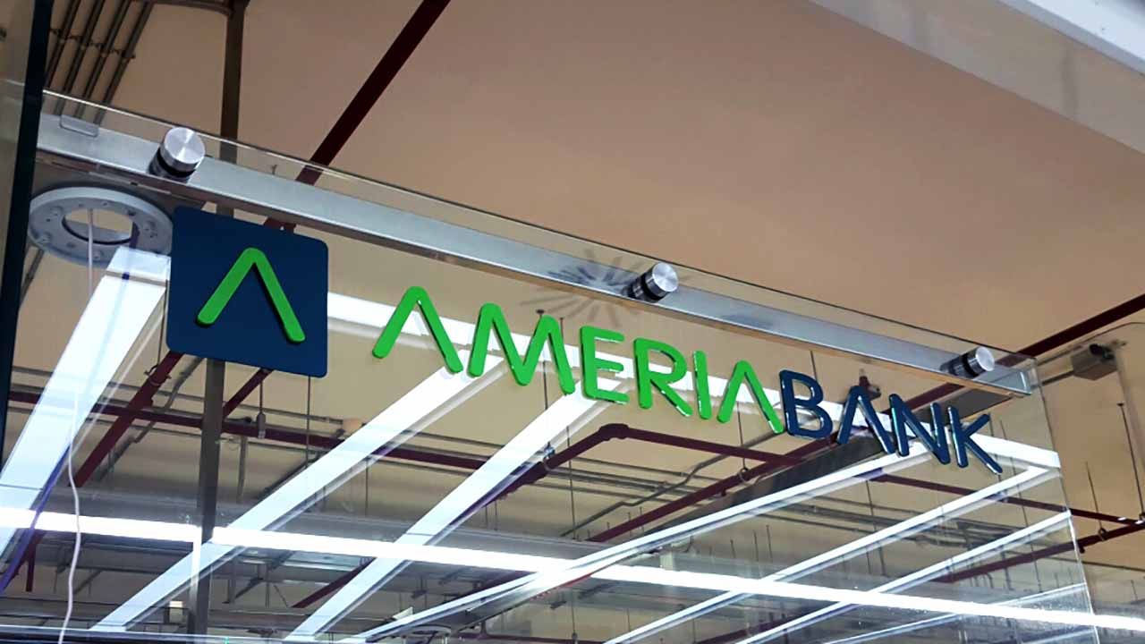 ameriabank business 3 dimensional letters
