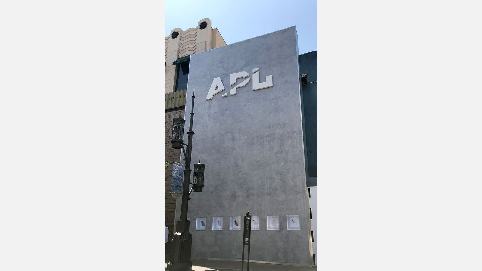 apl building mounted 3d letters