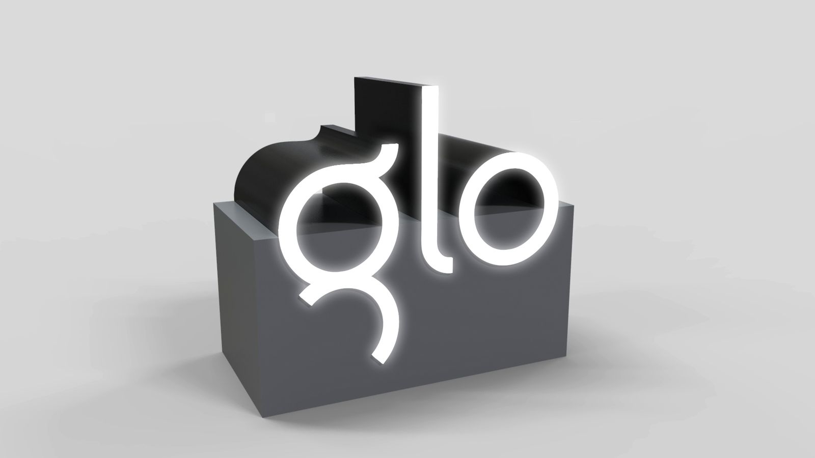 glo light up logo signage