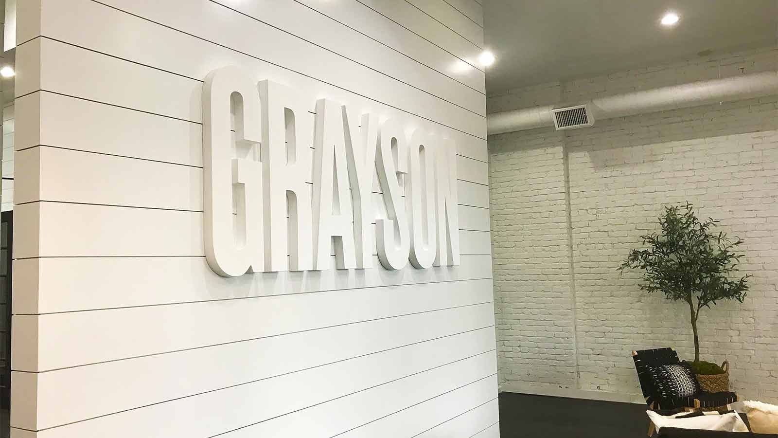 grayson dimensional aluminum letters