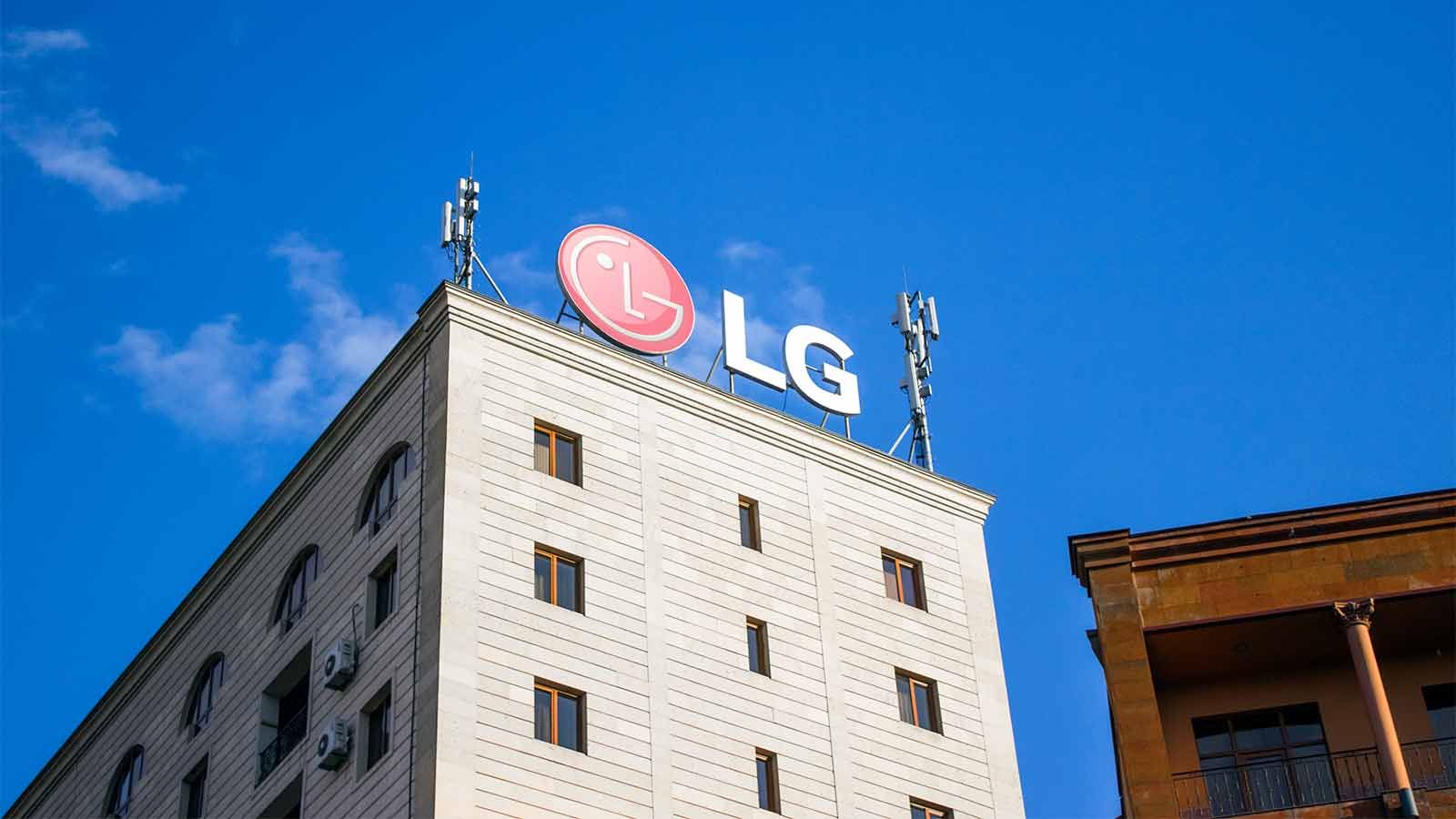 lg electronics aluminum dimensional letters