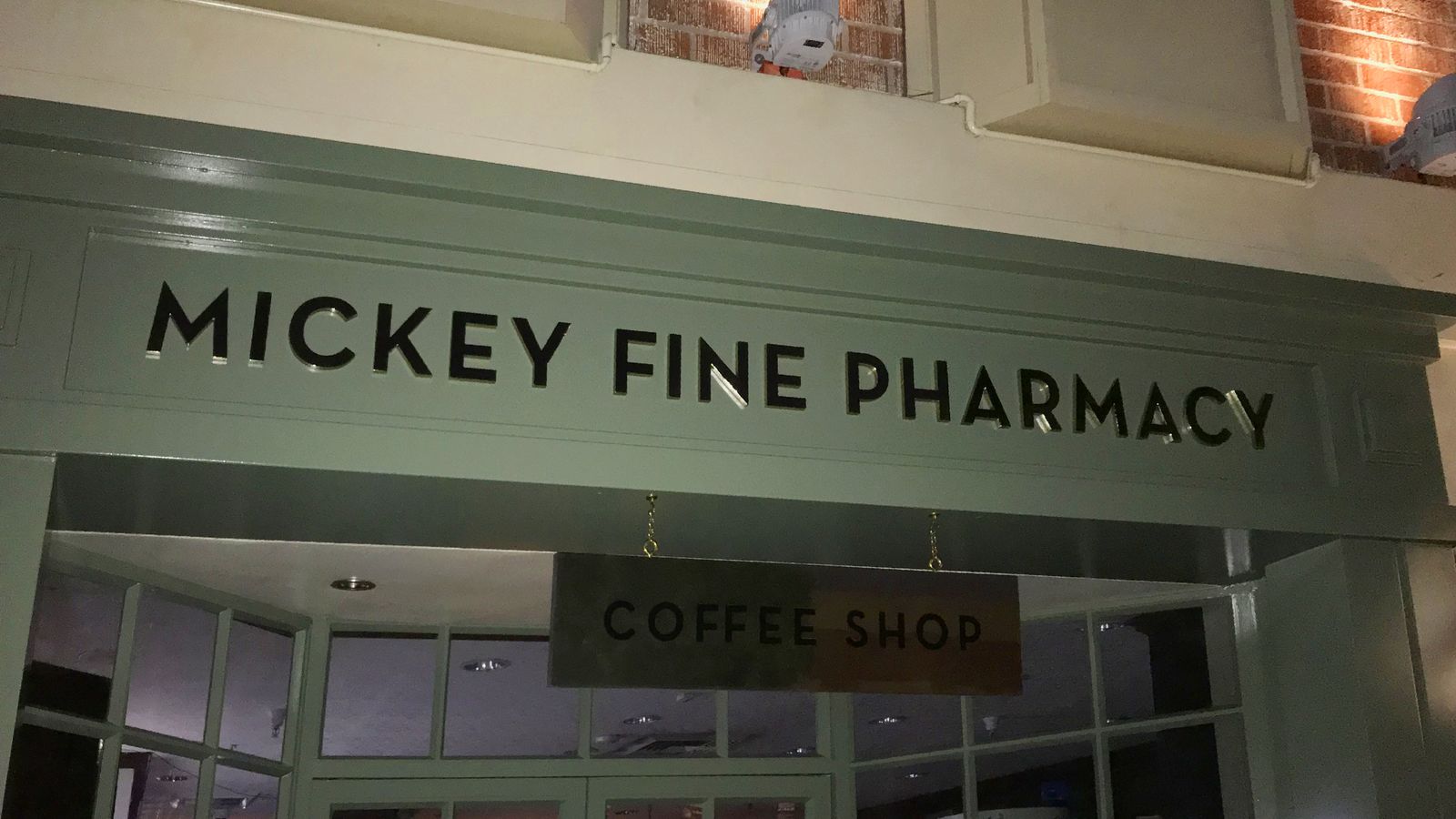 mickey fine pharmacy dimensional building letters