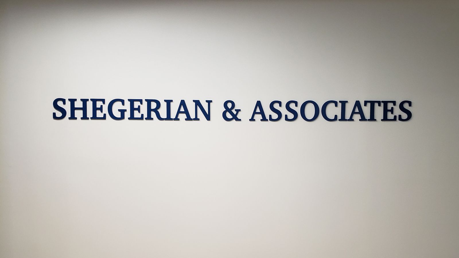 shegerian and associates acrylic 3d letters