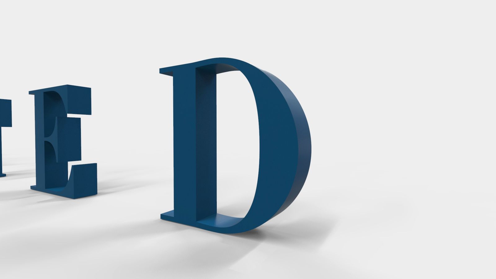 vetted big 3 dimensional letters