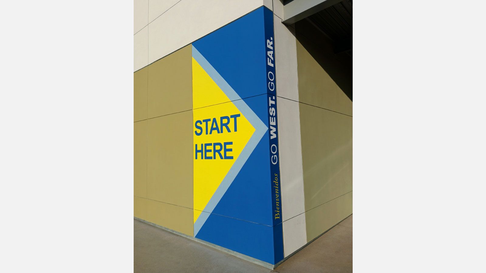 West Los Angeles College custom sign painting for outdoors