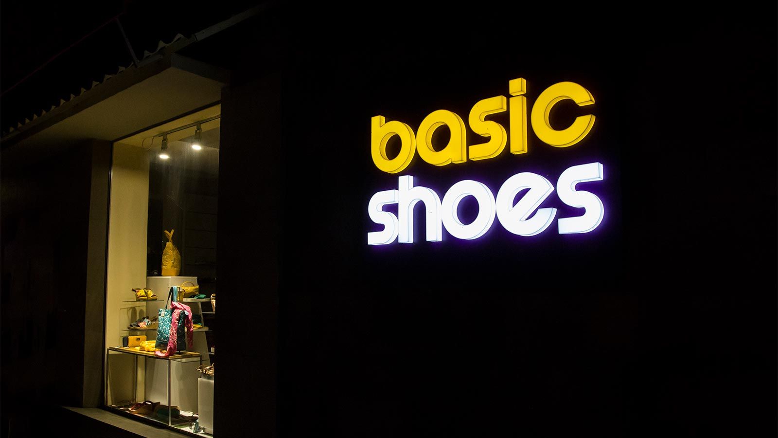 basic shoes whole lit illuminated letters