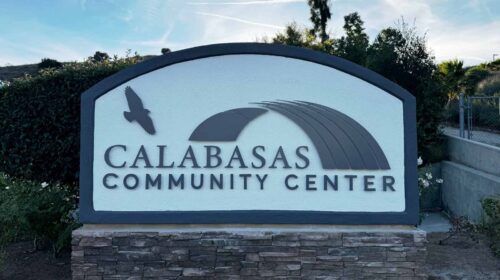 City of Calabasas monument sign installed outdoors