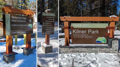 Tahoe City Public Utility District custom signs for outdoors