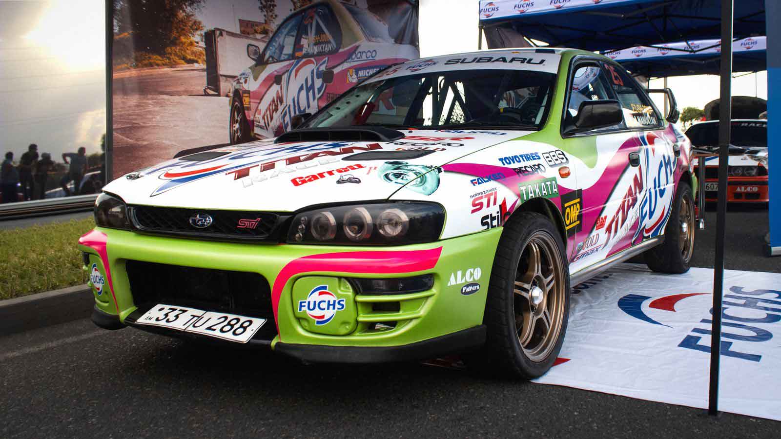 rally car sponsorships full wrapping