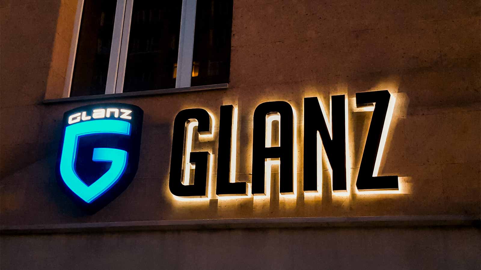glanz backlit channel letters