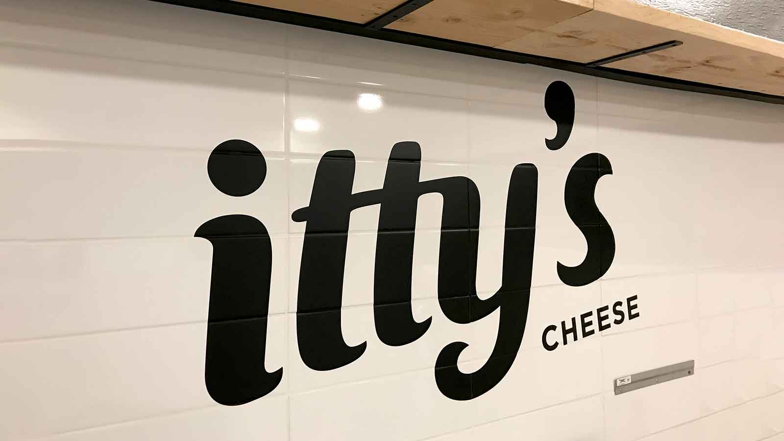 ittys cheese black vinyl lettering