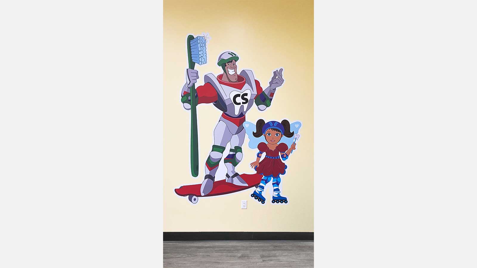 kids dental place custom wall decals