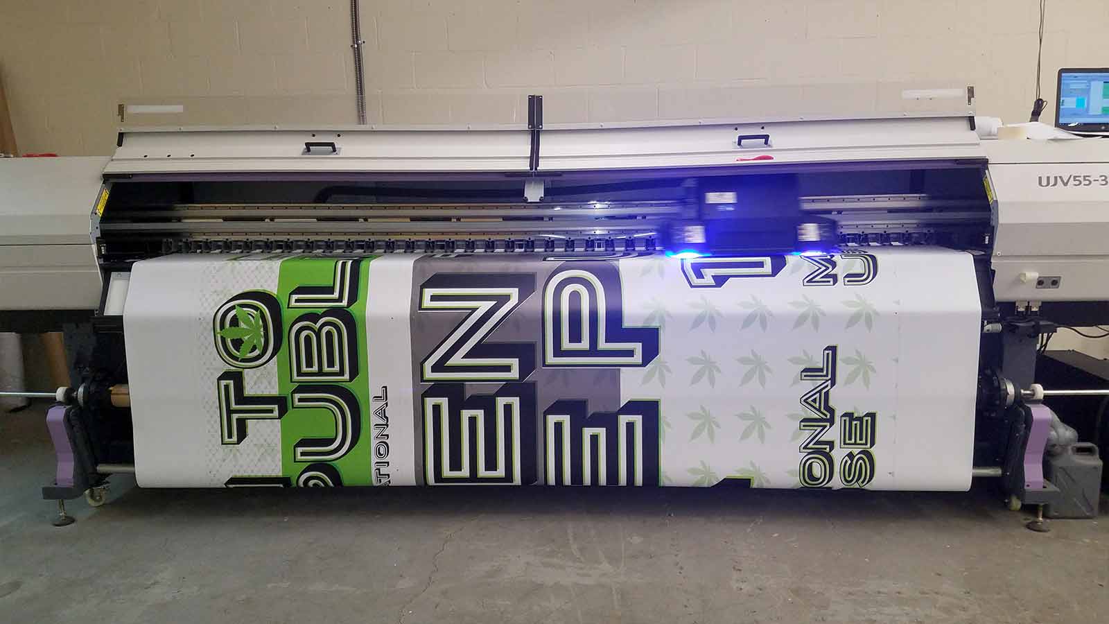 promotional banner printing process