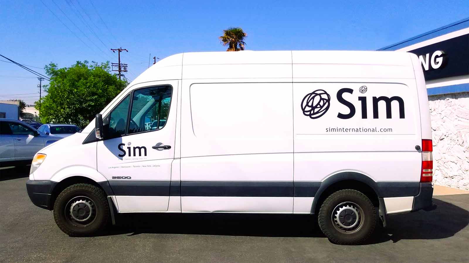 sim studios custom van wrapping