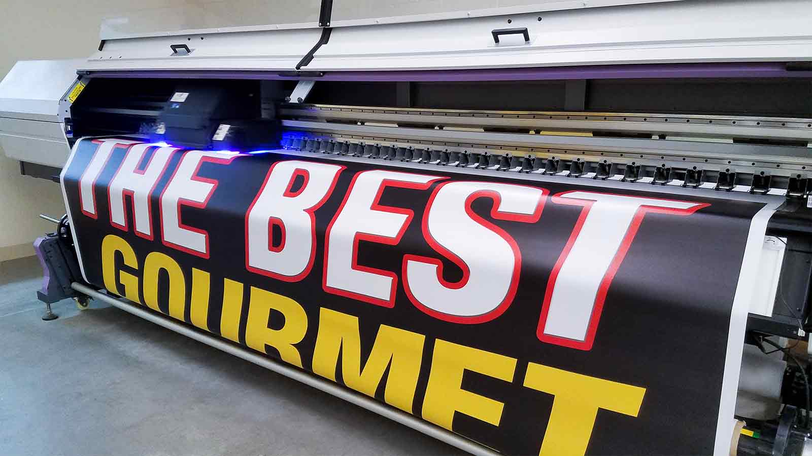 the best gourmet banner uv printing