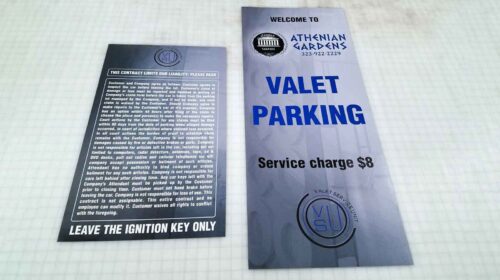 athenian gardens magnet sign