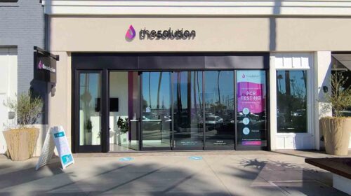 The Solution 3D letters and window decal | Front Signs