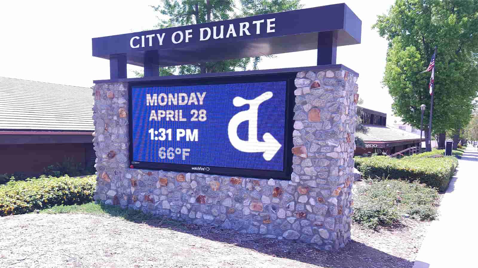 City of Duarte, CA Standalone LED Board Replacement