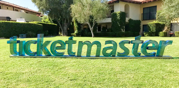 Front Signs, a sign company based in Los Angeles – durable outdoor project for Ticketmaster
