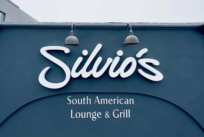 Front Signs, a sign company – Silvio's logo installation for branding