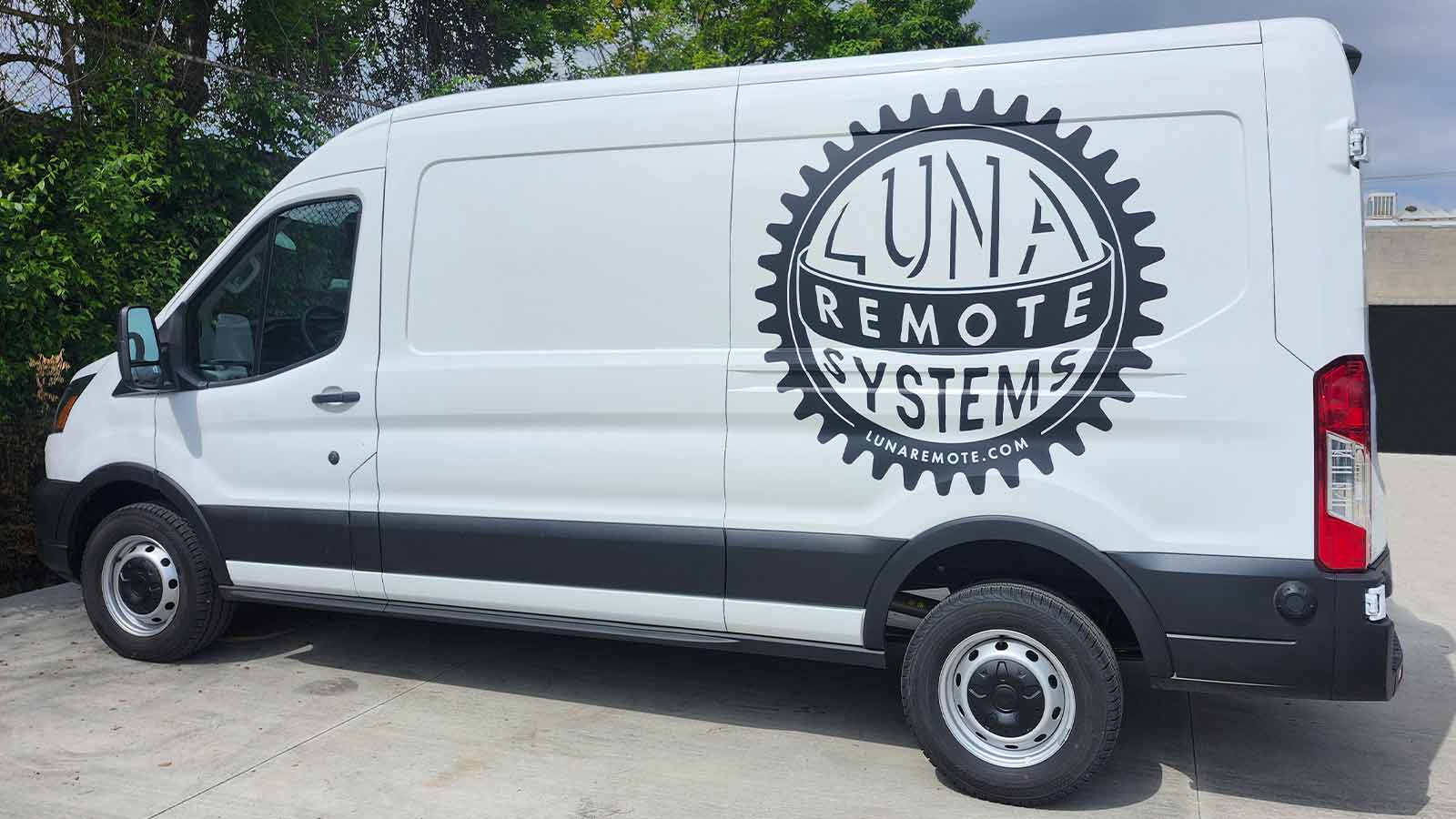 Luna Remote Systems Car Graphics for Brand Promotion