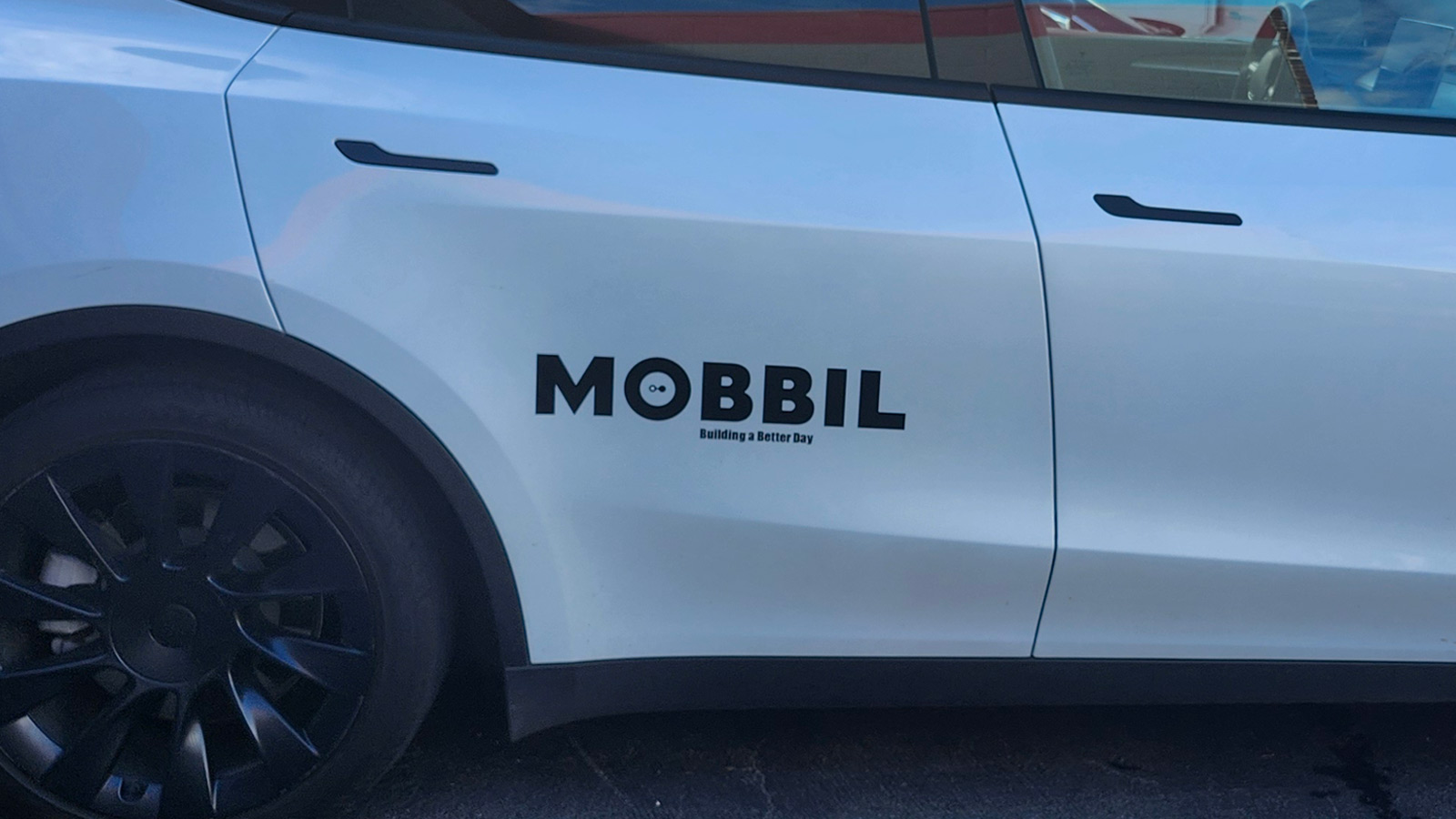 behrouz bozorgnia vinyl decal applied to vehicle door