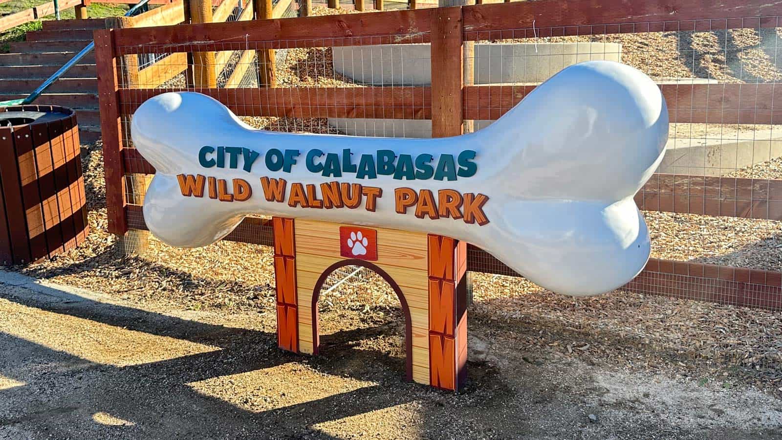 city of calabasas wild walnut park bone sign outdoors