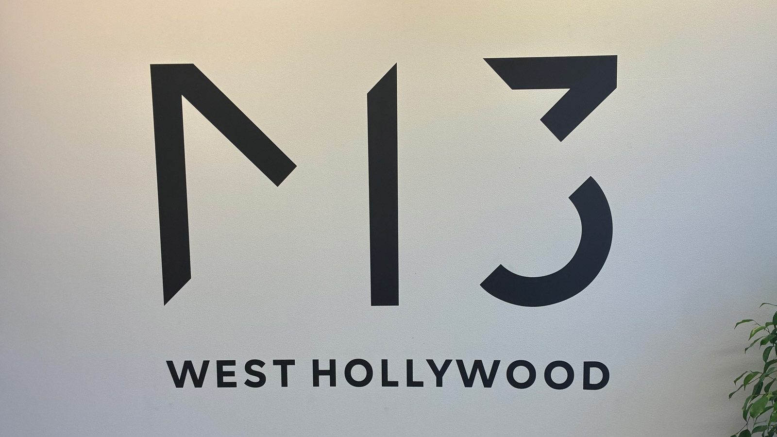 m3 management vinyl wall decal applied on wall