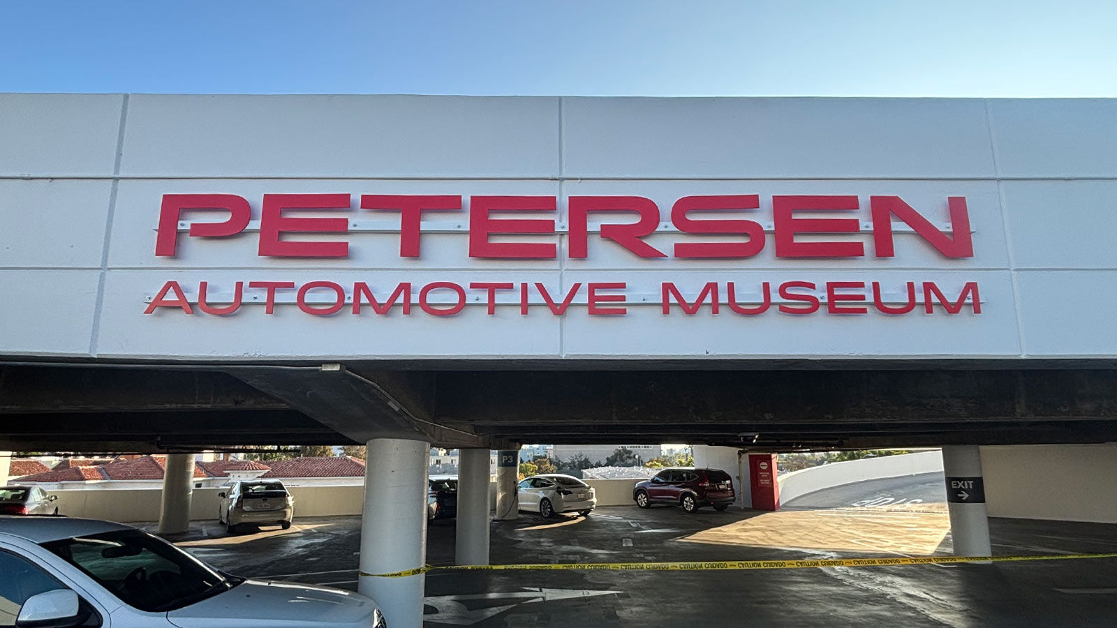 petersen automotive museum aluminum letters outdoors